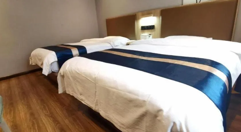 Bed in Green Tree Inn Express Huainan Xiejiaji District Orient Guangji Hospital