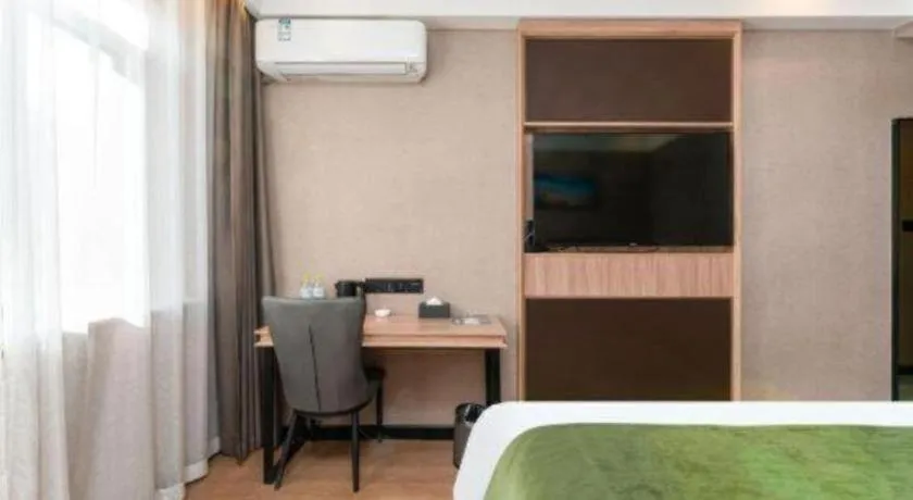 Bed in Shell Hotel Shandong Jinan Daming Lake