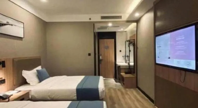 Bed in Shell Hotel Shandong Jinan Daming Lake