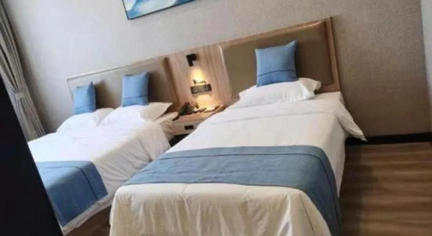 Bed in Shell Hotel Shandong Jinan Daming Lake