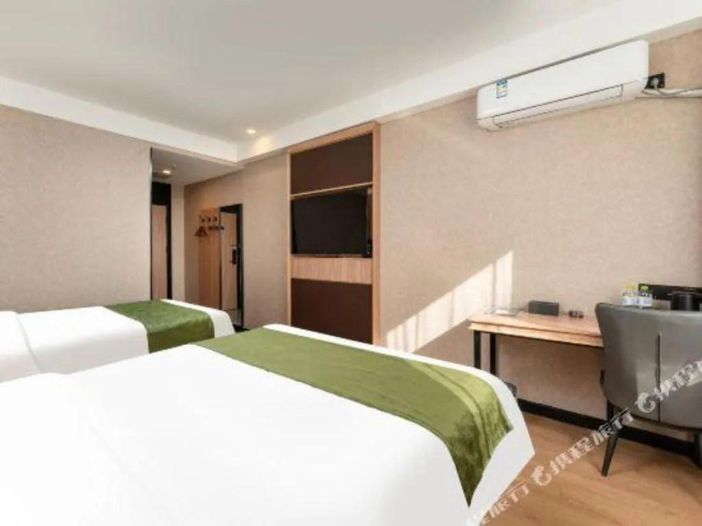 Bed in Shell Hotel Shandong Jinan Daming Lake