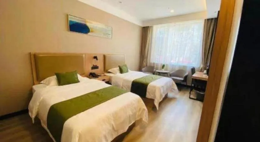 Bed in Shell Hotel Shandong Jinan Daming Lake