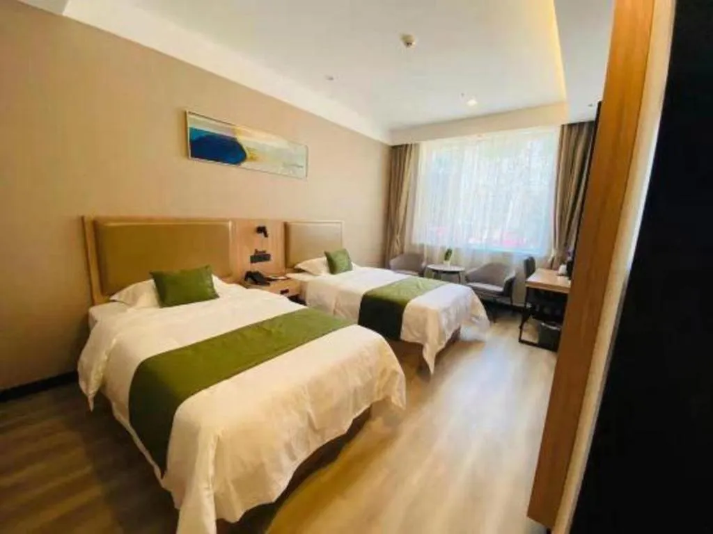 Bed in Shell Hotel Shandong Jinan Daming Lake