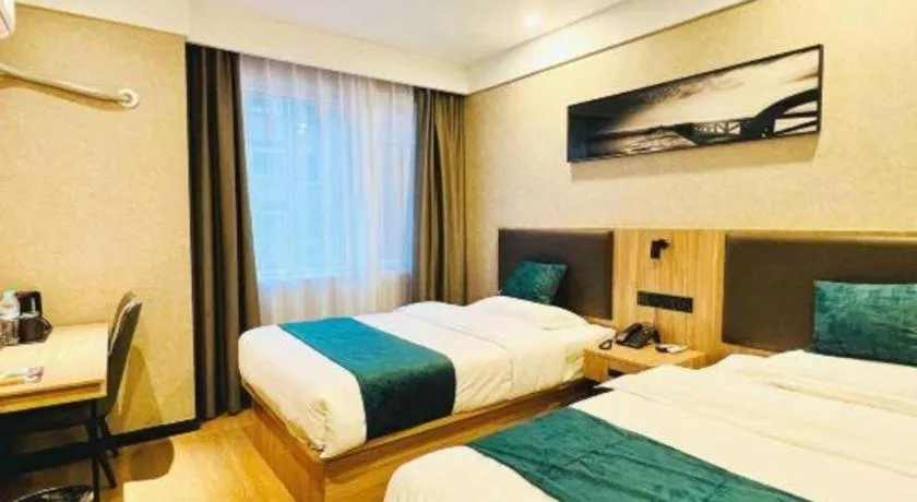 Bed in Shell Hotel Shandong Jinan Daming Lake