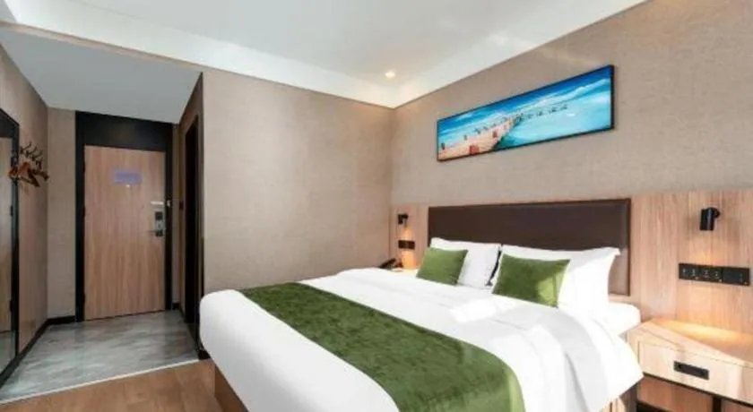 Bed in Shell Hotel Shandong Jinan Daming Lake