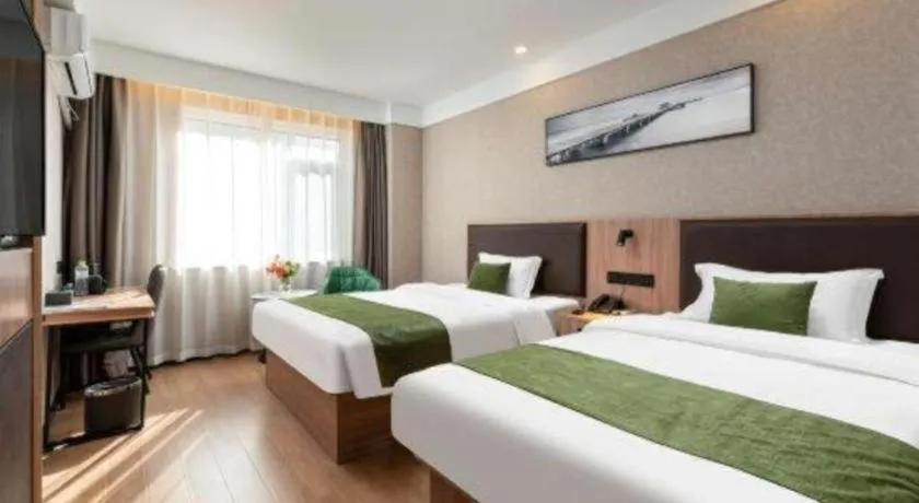 Bed in Shell Hotel Shandong Jinan Daming Lake