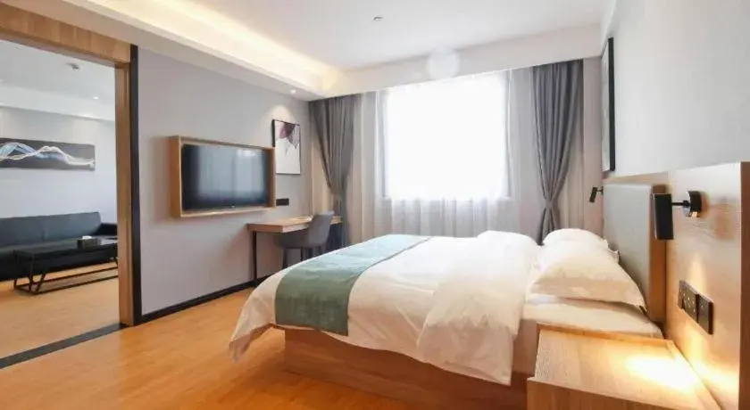 Bed in Green Tree Inn Anhui Hefei Binhu Zhuyuan Metro Station Dali Road Bed in Green Tree Inn Anhui Hefei Binhu Zhuyuan Metro Station Dali Road