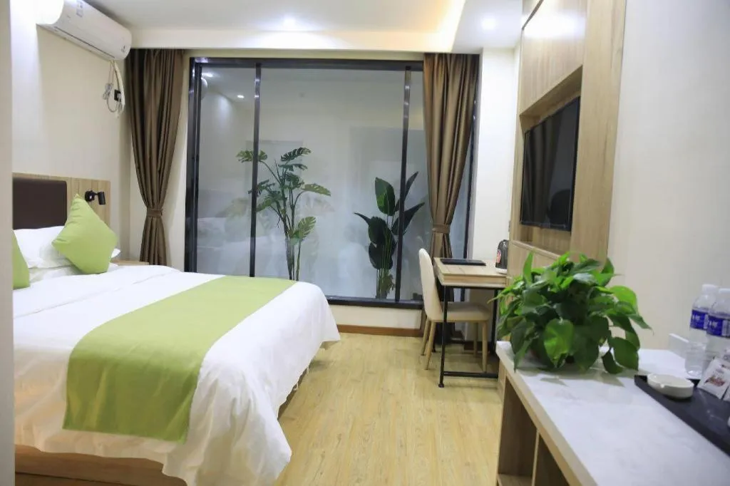 Bed in Green Tree Inn Changzhou Liyang Zhongguancun Innovation Park