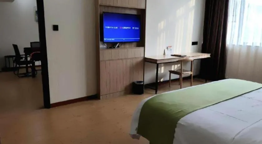 Bed in Green Tree Inn Changzhou Liyang Zhongguancun Innovation Park