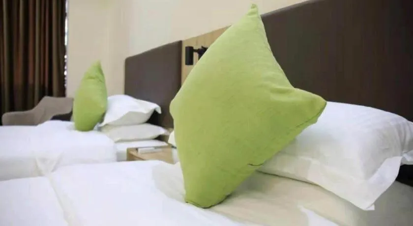 Bed in Green Tree Inn Changzhou Liyang Zhongguancun Innovation Park