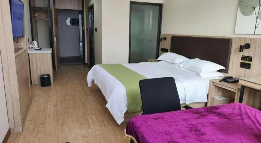 Bed in Green Tree Inn Changzhou Liyang Zhongguancun Innovation Park