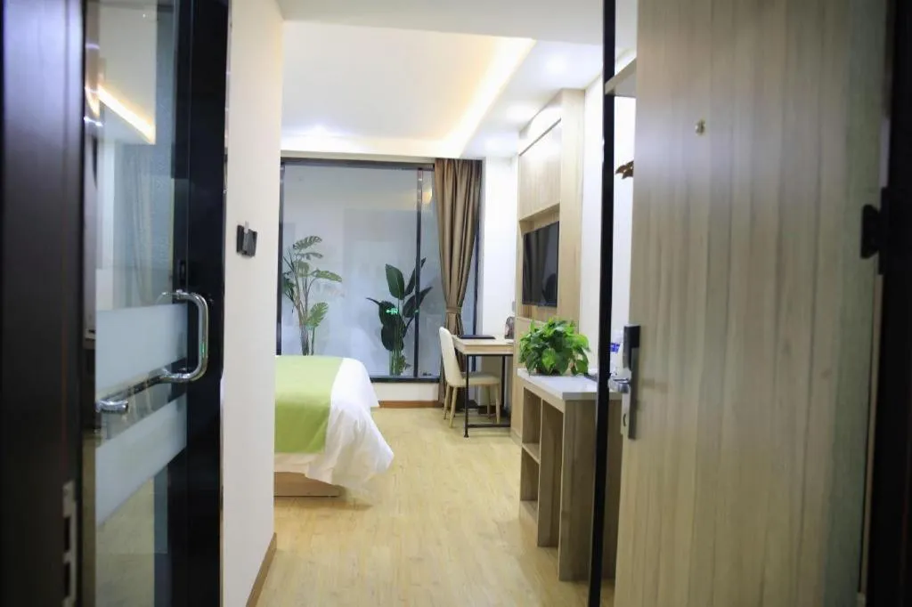 Bed in Green Tree Inn Changzhou Liyang Zhongguancun Innovation Park