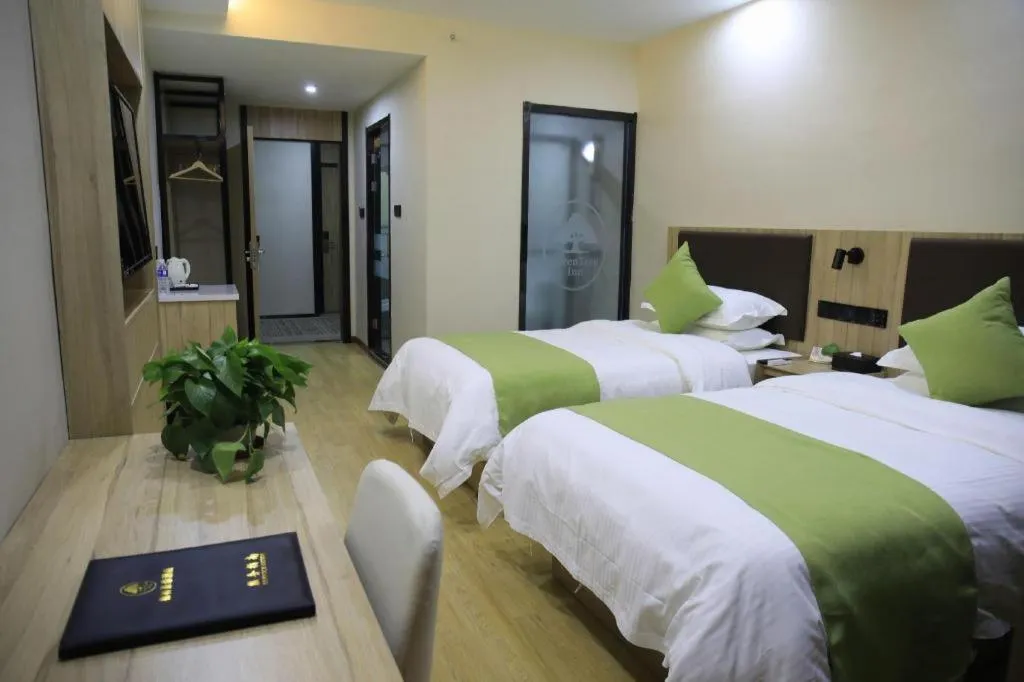 Bed in Green Tree Inn Changzhou Liyang Zhongguancun Innovation Park