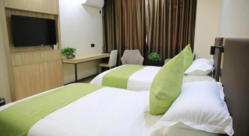 Bed in Green Tree Inn Changzhou Liyang Zhongguancun Innovation Park