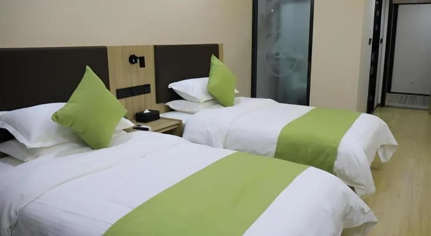 Bed in Green Tree Inn Changzhou Liyang Zhongguancun Innovation Park