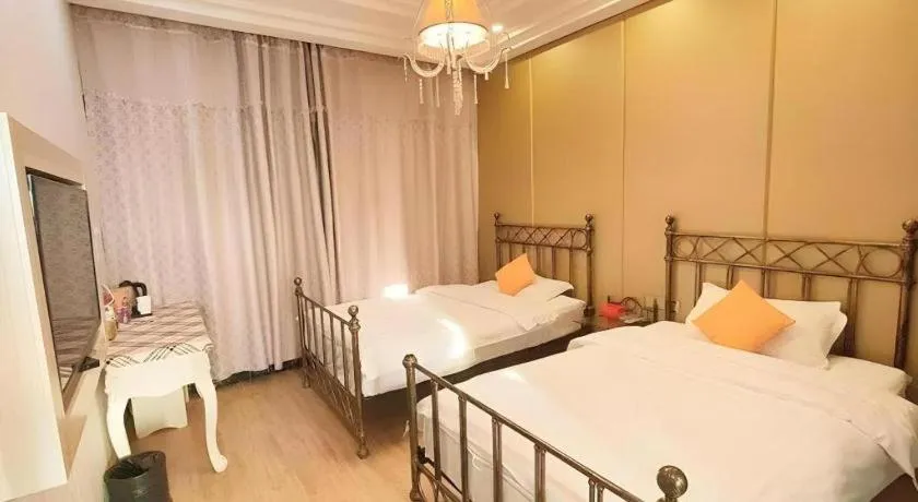 Bed in Shell Hotel Anhui Huainan Tianjia'an District Longhu Nan Road