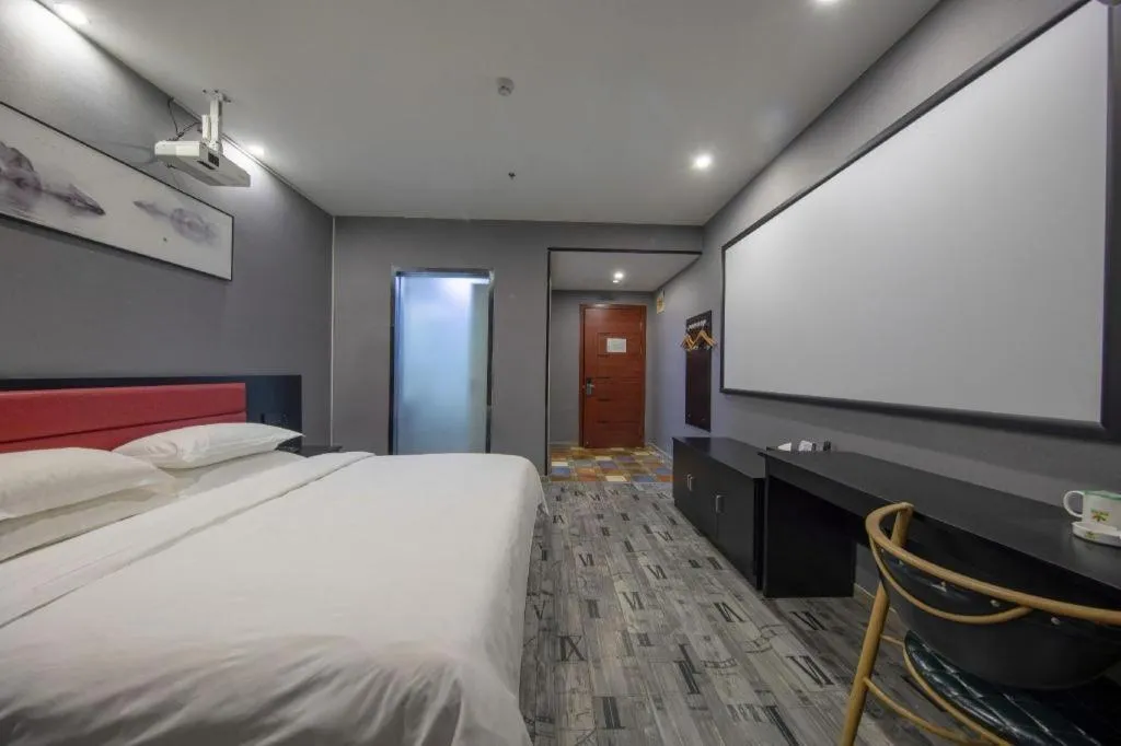 Bed in GreenTree Alliance Hotel Changzhou Tibet National Middle School Chenduqiao