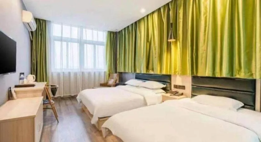 Bed in GreenTree Alliance Hotel Changzhou Tibet National Middle School Chenduqiao