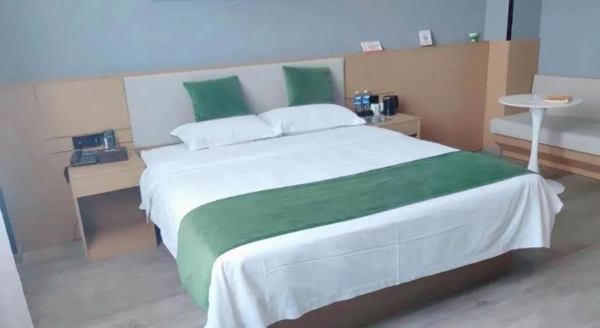 Bed in GreenTree Alliance Hotel Changzhou Tibet National Middle School Chenduqiao