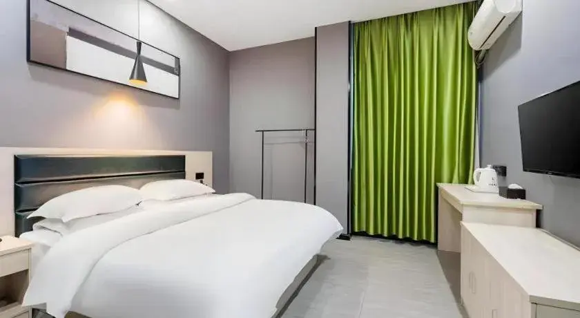 Bed in GreenTree Alliance Hotel Changzhou Tibet National Middle School Chenduqiao Bed in GreenTree Alliance Hotel Changzhou Tibet National Middle School Chenduqiao