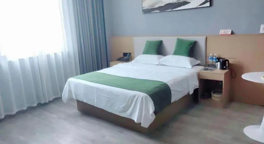 Bed in GreenTree Alliance Hotel Changzhou Tibet National Middle School Chenduqiao