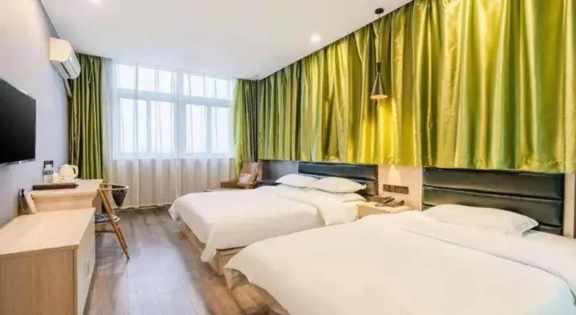 Bed in GreenTree Alliance Hotel Changzhou Tibet National Middle School Chenduqiao Bed in GreenTree Alliance Hotel Changzhou Tibet National Middle School Chenduqiao
