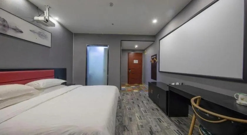 Bed in GreenTree Alliance Hotel Changzhou Tibet National Middle School Chenduqiao