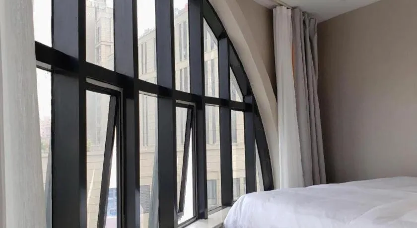 Bed in Gya Hotel Shanghai Xizang Bei Road Metro Station