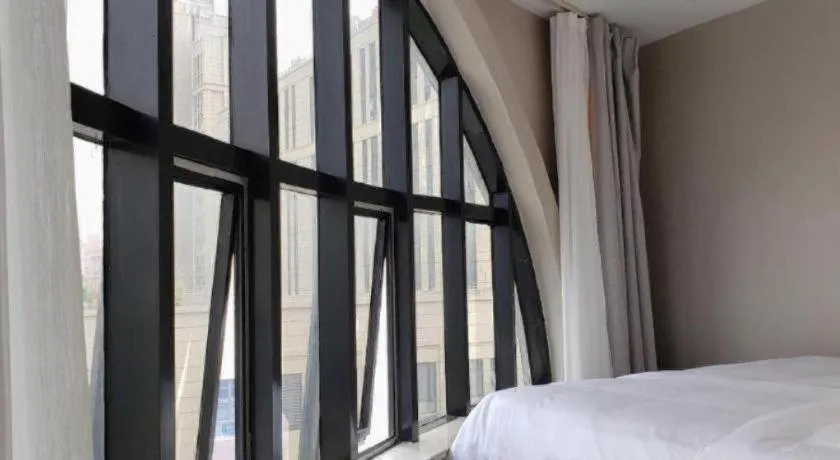 Bed in Gya Hotel Shanghai Xizang Bei Road Metro Station