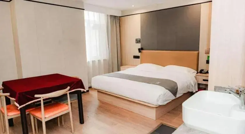 Bed in Green Tree Inn Express Tangshan Kaiping District Government Bed in Green Tree Inn Express Tangshan Kaiping District Government