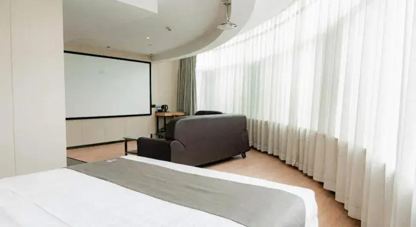 Bed in Green Tree Inn Express Tangshan Kaiping District Government Bed in Green Tree Inn Express Tangshan Kaiping District Government