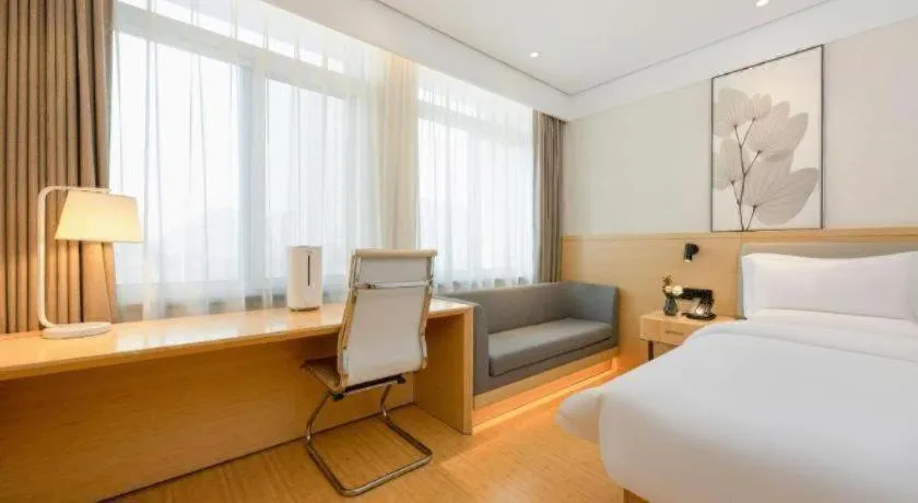 Bed in Green Tree Inn Xuzhou Tongshan Wanda Plaza Yuquanhe Metro Station