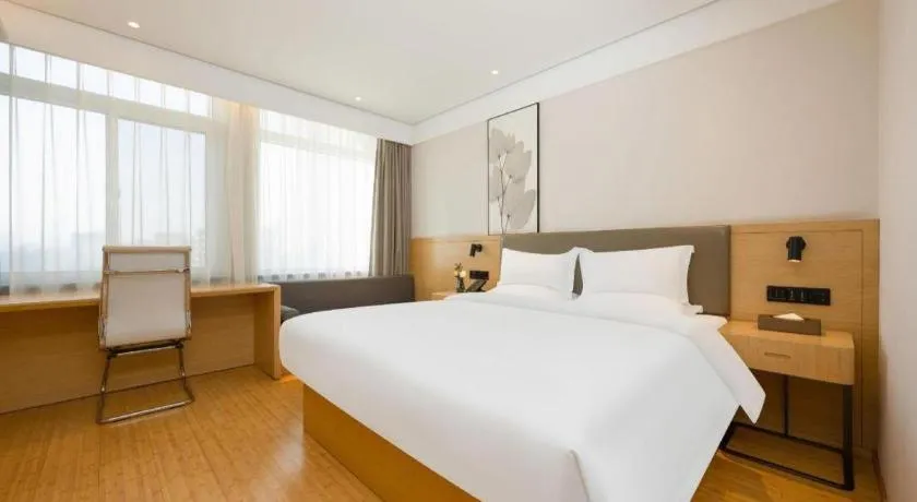 Bed in Green Tree Inn Xuzhou Tongshan Wanda Plaza Yuquanhe Metro Station