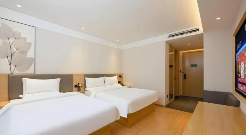 Bed in Green Tree Inn Xuzhou Tongshan Wanda Plaza Yuquanhe Metro Station