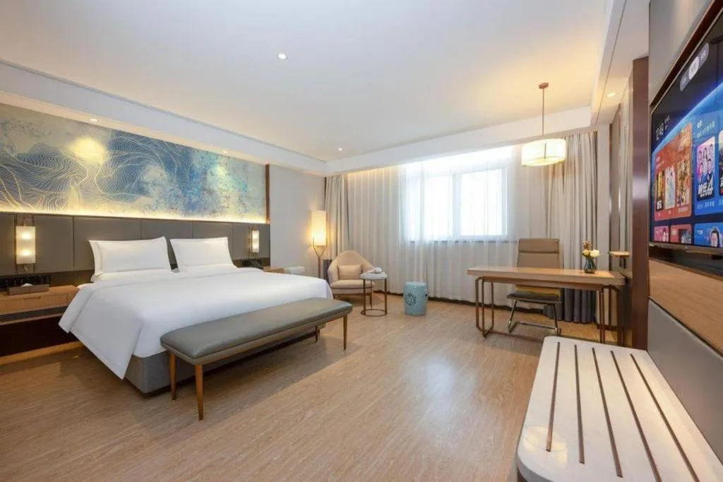 Bed in Green Tree Inn Xuzhou Tongshan Wanda Plaza Yuquanhe Metro Station