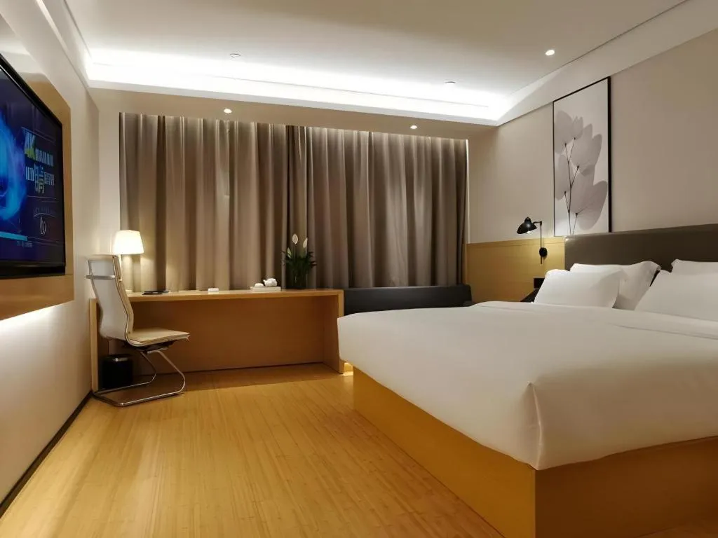 Bed in Green Tree Inn Xuzhou Tongshan Wanda Plaza Yuquanhe Metro Station