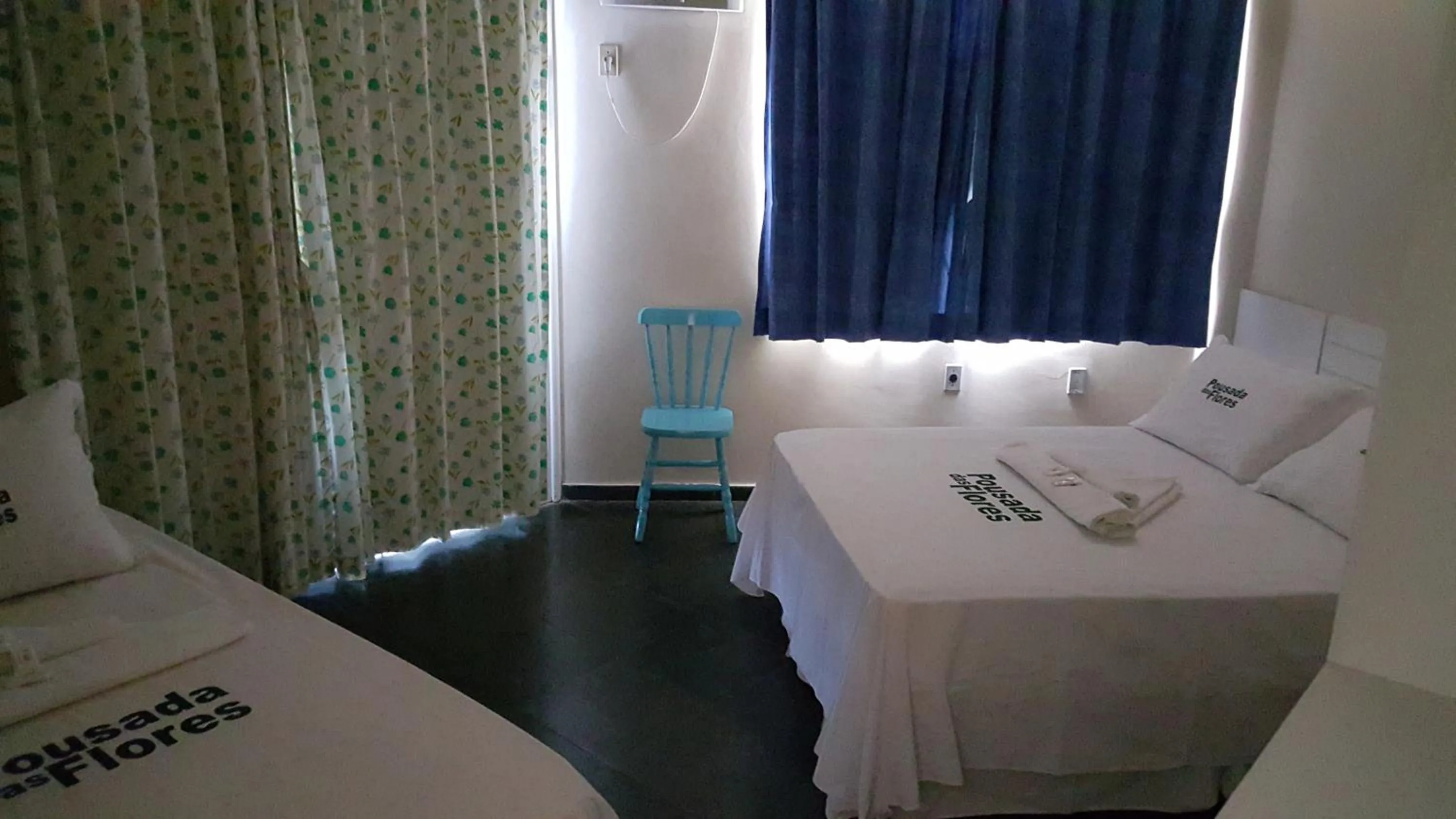 Bed in Pousada das Flores