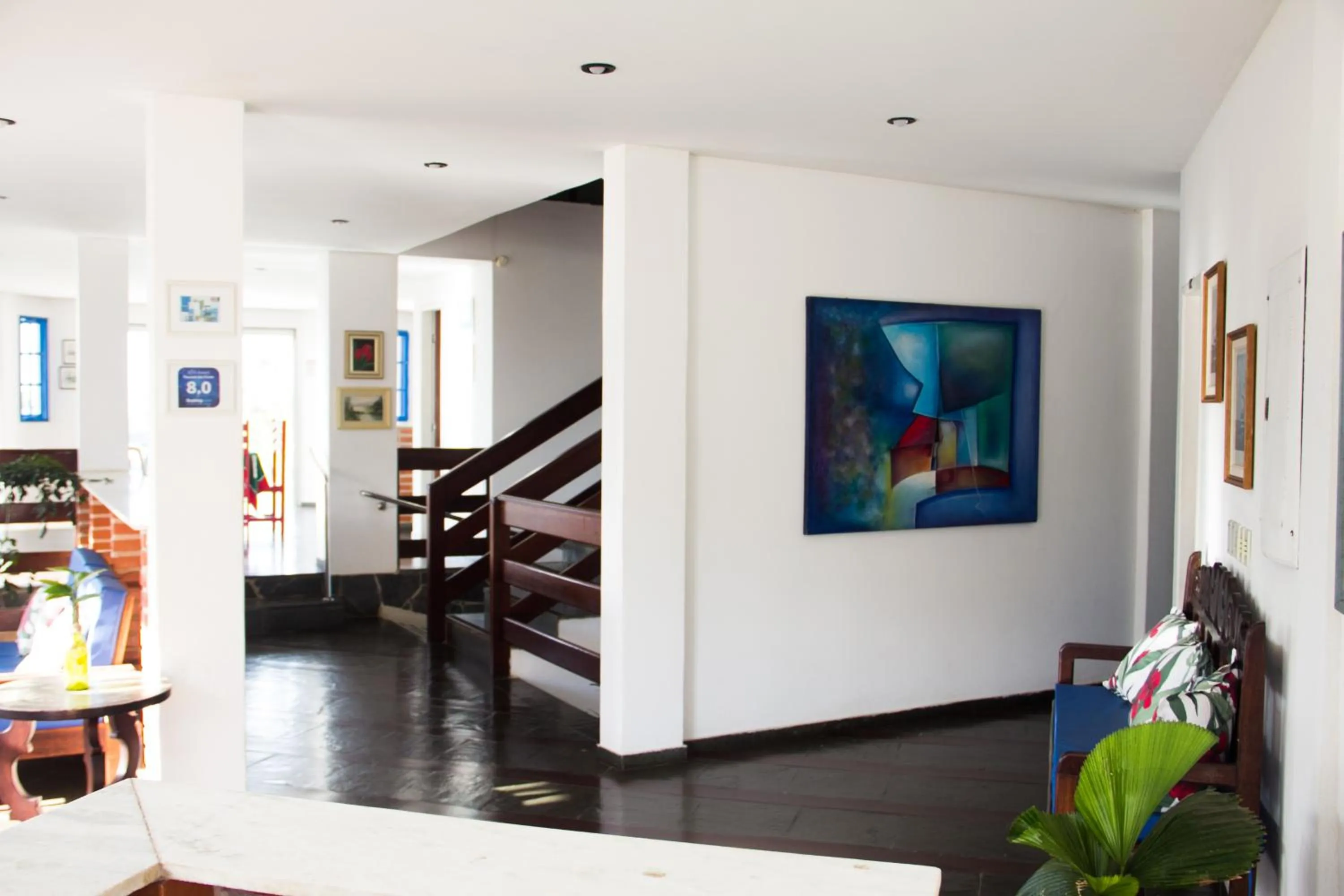 Communal lounge/ TV room in Pousada das Flores