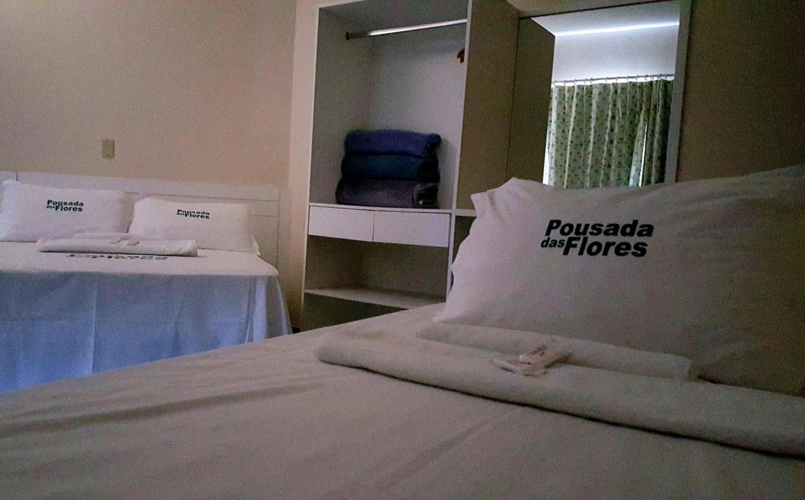 Bed in Pousada das Flores