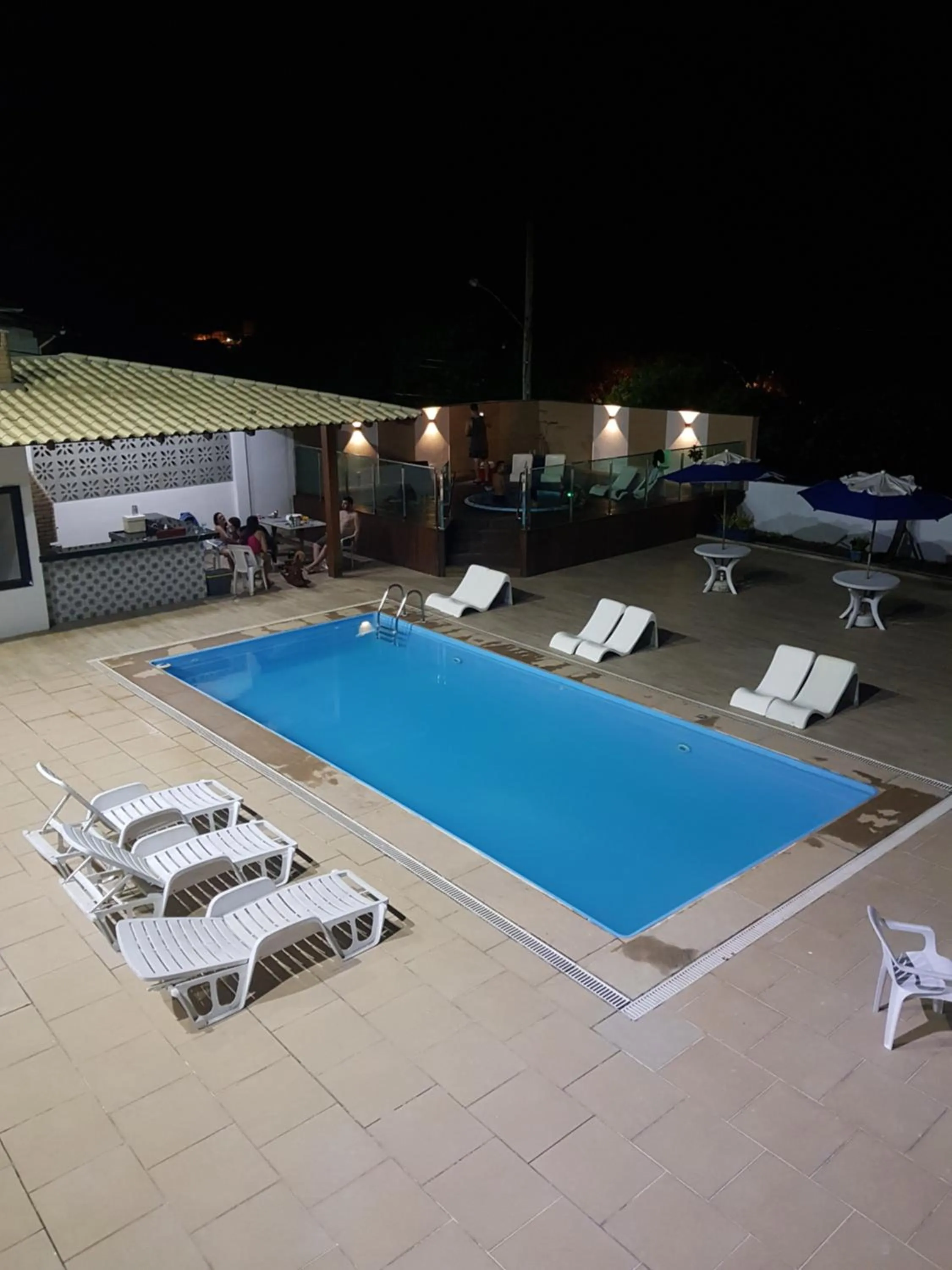 BBQ facilities in Pousada das Flores