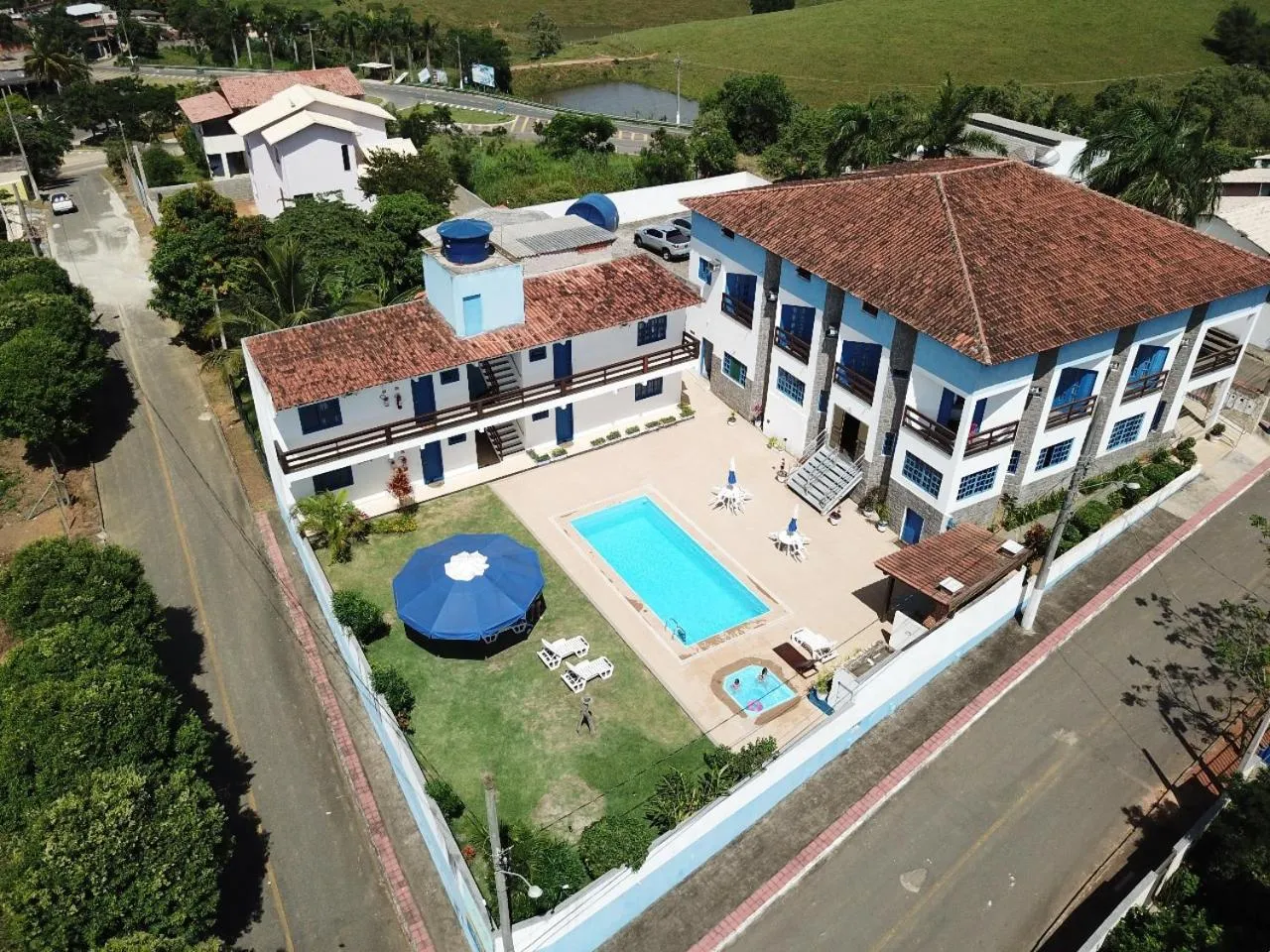 Bird's eye view in Pousada das Flores