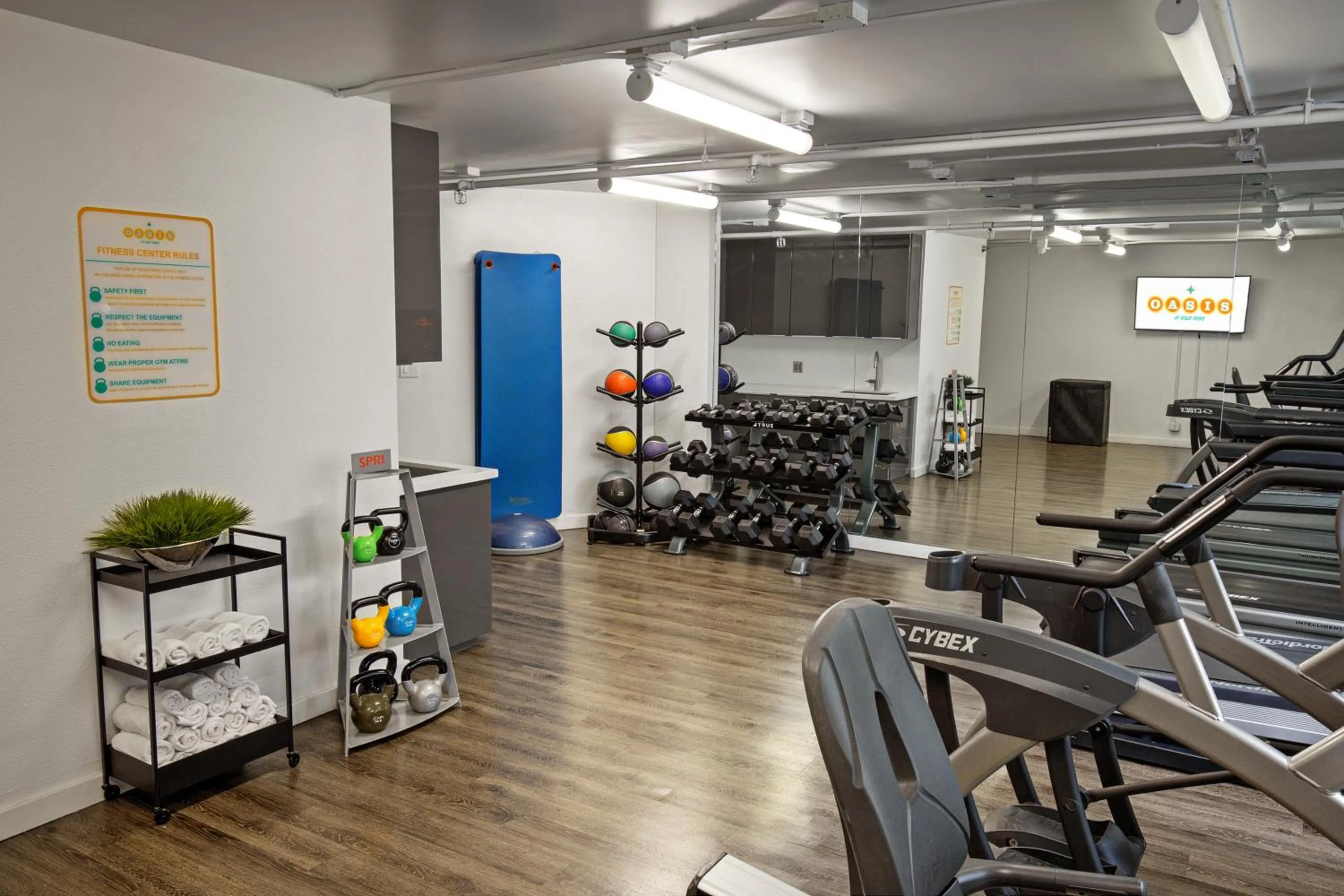 Fitness centre/facilities in Oasis at Gold Spike
