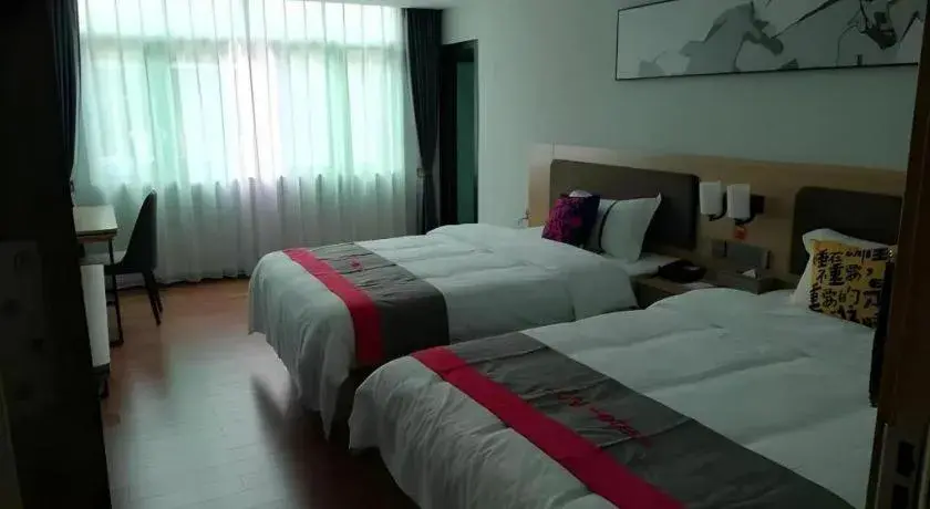 Bed in Jun Hotel Guangdong Zhanjiang Xiashan South Railway Station Bed in Jun Hotel Guangdong Zhanjiang Xiashan South Railway Station