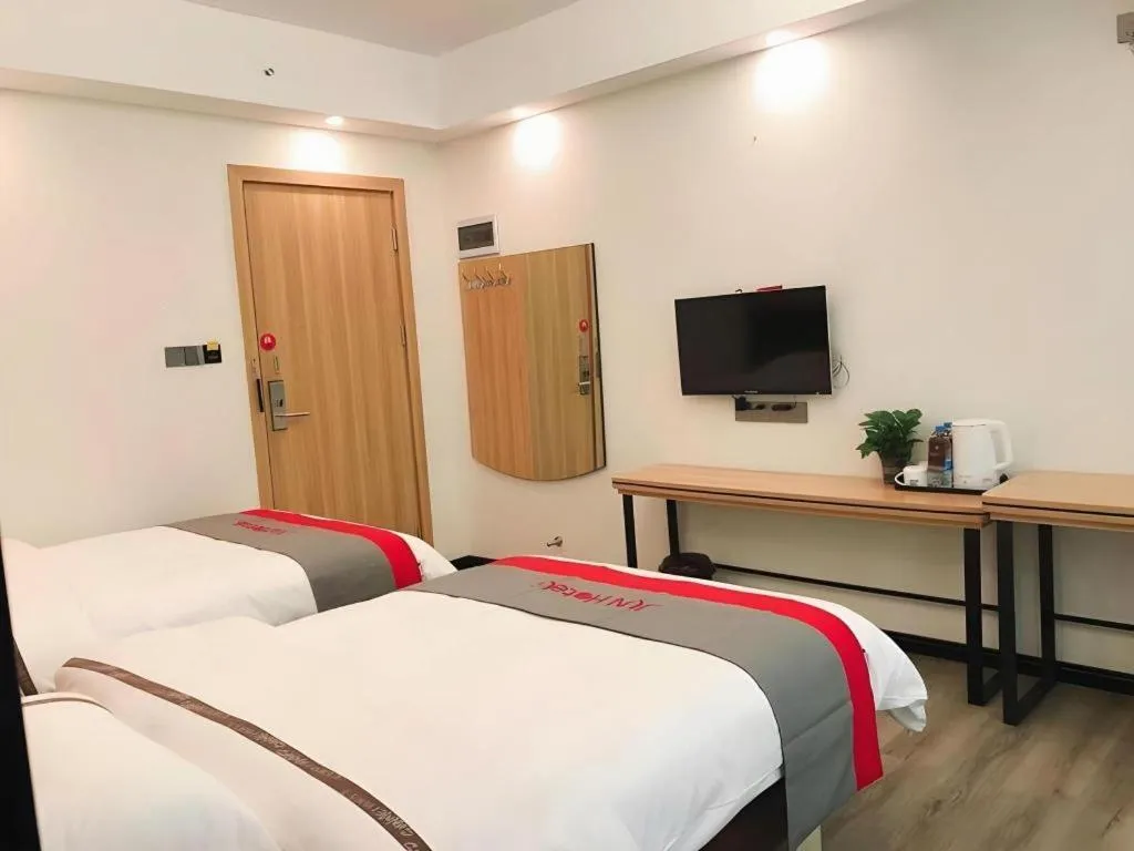 Bed in Jun Hotel Guangdong Zhanjiang Xiashan South Railway Station