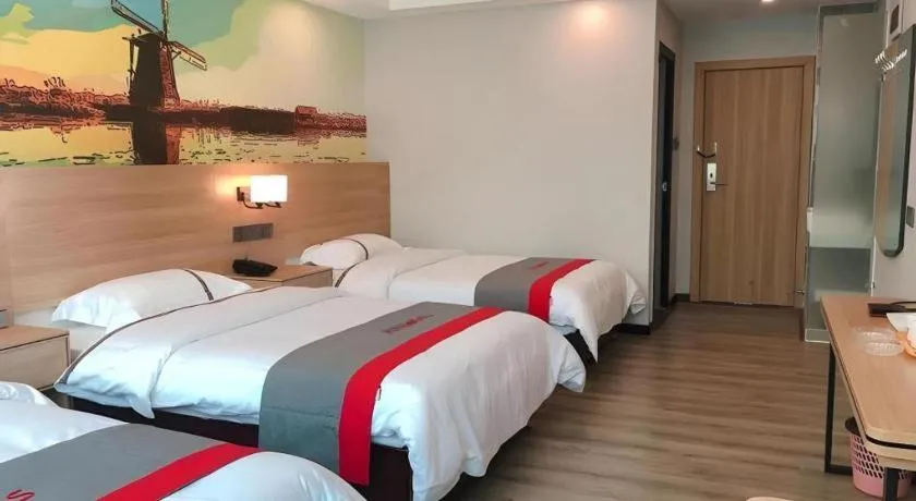 Bed in Jun Hotel Guangdong Zhanjiang Xiashan South Railway Station