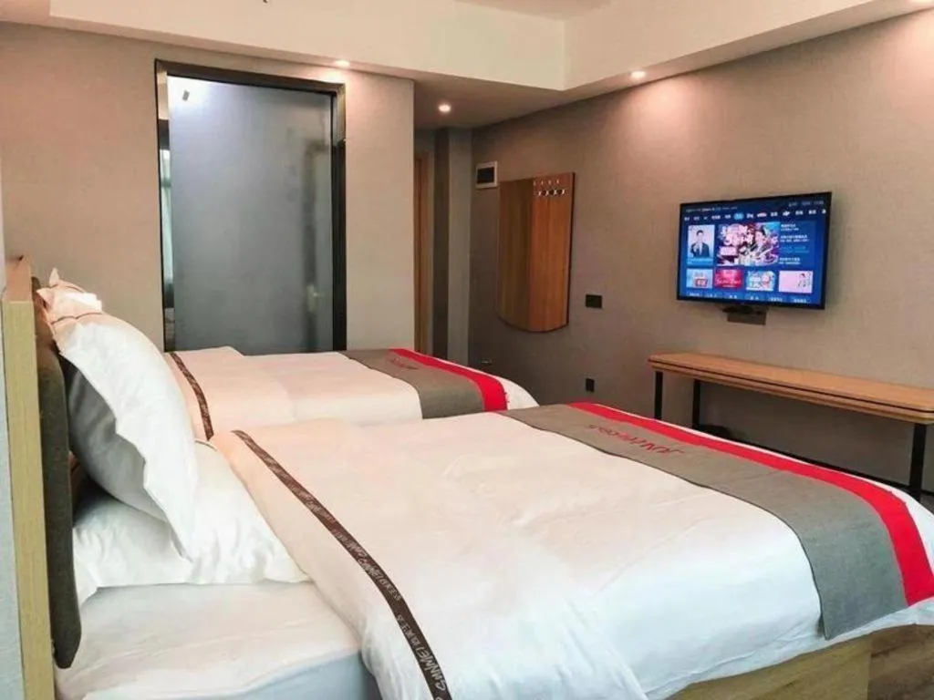 Bed in Jun Hotel Guangdong Zhanjiang Xiashan South Railway Station