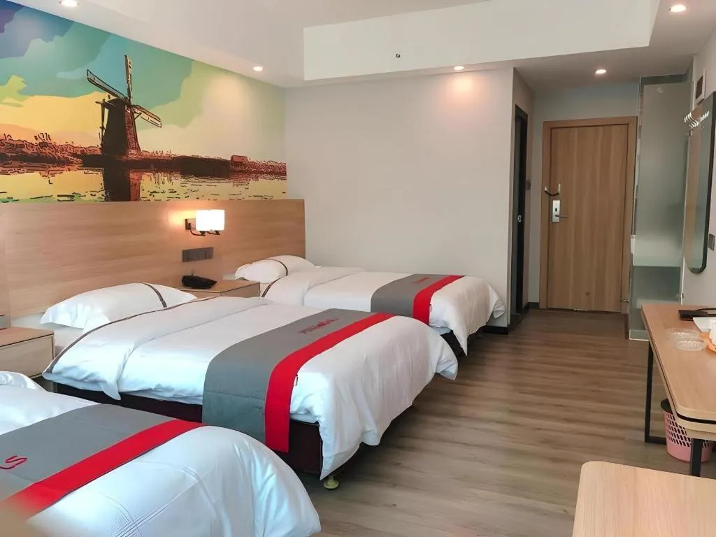 Bed in Jun Hotel Guangdong Zhanjiang Xiashan South Railway Station