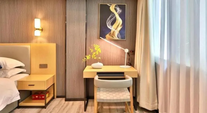 Bed in MIDI Hotel Guangdong Chaozhou Xiangqiao District Hanshan Teachers College