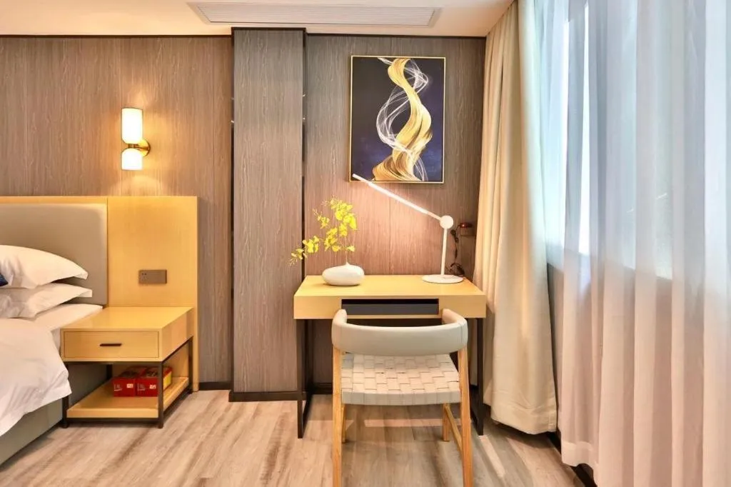 Bed in MIDI Hotel Guangdong Chaozhou Xiangqiao District Hanshan Teachers College