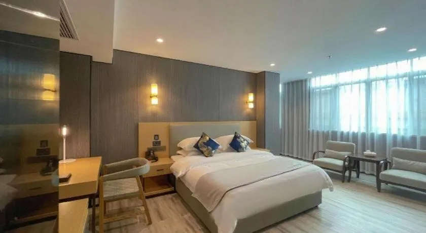 Bed in MIDI Hotel Guangdong Chaozhou Xiangqiao District Hanshan Teachers College